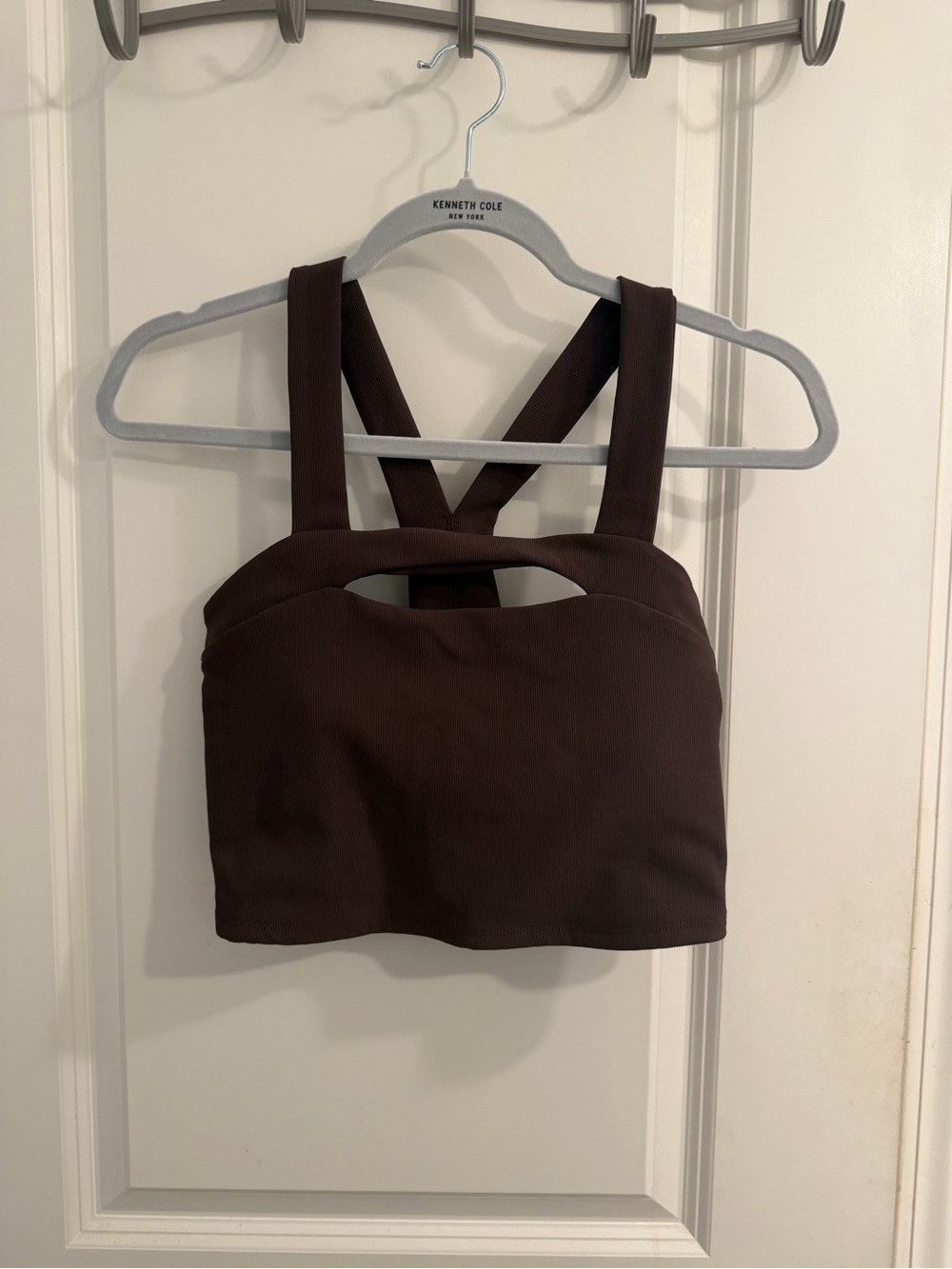 NWOT Brown Sincerely Jules Active Top